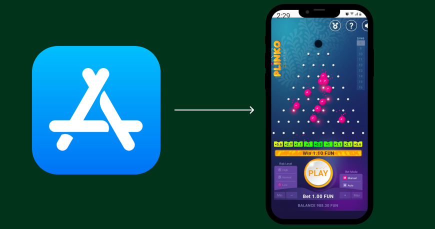 Download Plinko on iOS from the App Store