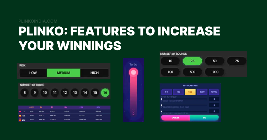 Plinko Features to increase your winnings